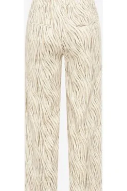 RAPHAELA BY BRAX 6/8 Culotte-Hose Pam ecru gemustert Wide Fit im Animal-Dessin