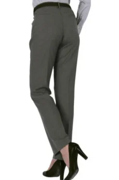 RAPHAELA BY BRAX Flanell-Hose Pauline grau Slim Fit