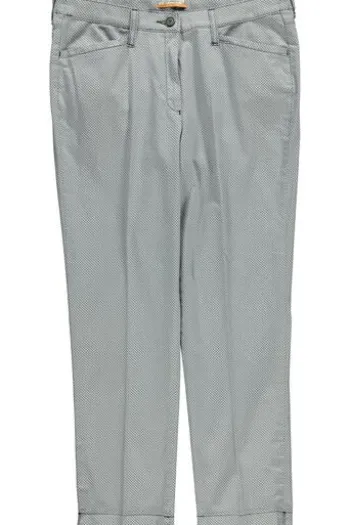 RAPHAELA BY BRAX 6/8-Hose Lorella navy gemustert Slim Fit im Minimal-Dessin