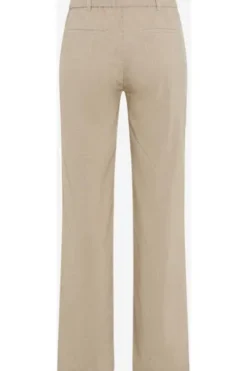 RAPHAELA BY BRAX Hose Peggy Flared sand gestreift im hochwertigen Leinen-Mix
