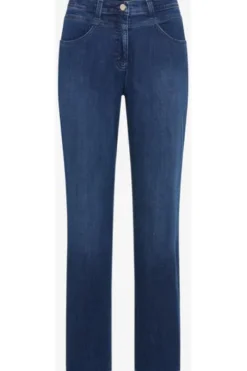 RAPHAELA BY BRAX Jeans Caren stoned lightly used hellblau Comfort Fit