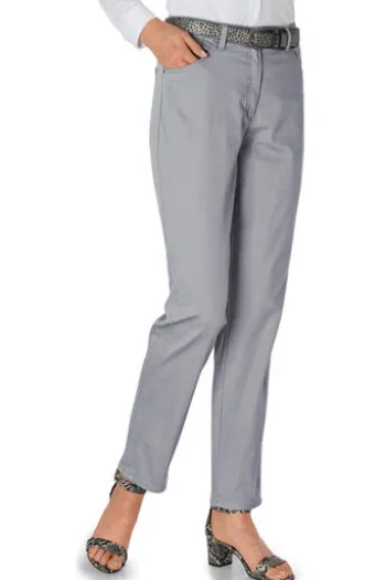 RAPHAELA BY BRAX Jeans Corry grau Comfort Fit 5-Pocket Form