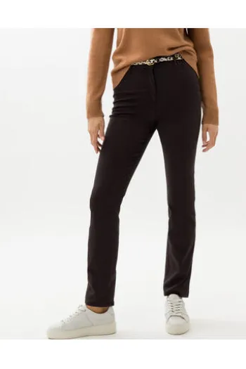 RAPHAELA BY BRAX Jeans Ina braun Slim Fit in Super Dynamic Stretch-Qualität