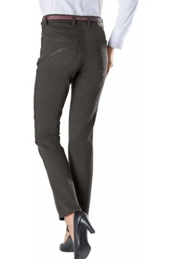 RAPHAELA BY BRAX Jeans Ina braun Slim Fit in Super Dynamic Stretch-Qualität