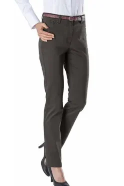 RAPHAELA BY BRAX Jeans Ina braun Slim Fit in Super Dynamic Stretch-Qualität