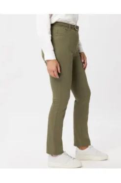 RAPHAELA BY BRAX Jeans Ina oliv Slim Fit in Super Dynamic Stretch -Qualität