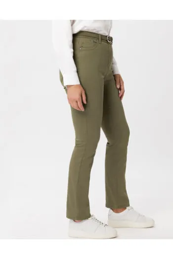 RAPHAELA BY BRAX Jeans Ina oliv Slim Fit in Super Dynamic Stretch -Qualität