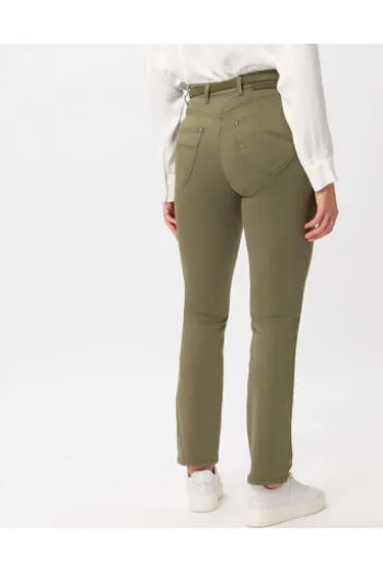 RAPHAELA BY BRAX Jeans Ina oliv Slim Fit in Super Dynamic Stretch -Qualität