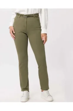 RAPHAELA BY BRAX Jeans Ina oliv Slim Fit in Super Dynamic Stretch -Qualität