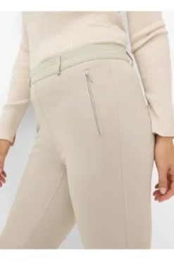 RAPHAELA BY BRAX Jersey-Hose Lillyth ecru Slim Fit