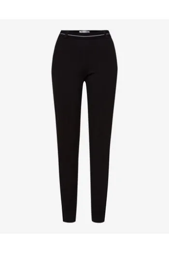 RAPHAELA BY BRAX Jersey-Hose Lillyth schwarz Slim Fit
