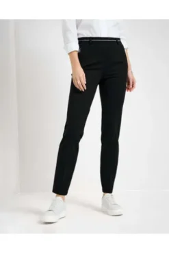 RAPHAELA BY BRAX Jersey-Hose Lillyth schwarz Slim Fit