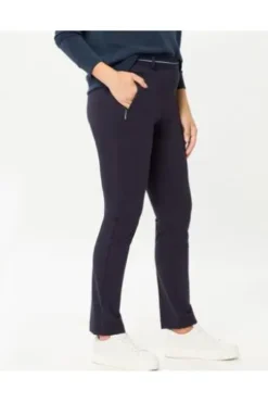 RAPHAELA BY BRAX Jersey-Hose Lillyth marine Slim Fit