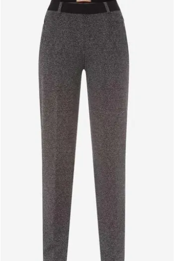 RAPHAELA BY BRAX Jersey-Hose Lillyth anthrazit gemustert Slim Fit