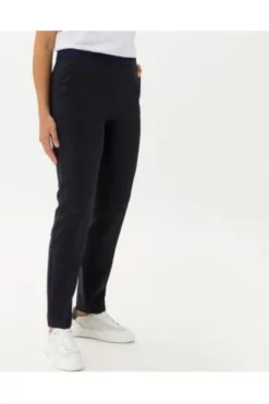 RAPHAELA BY BRAX Winter-Baumwoll-Hose Laura marine Slim Fit