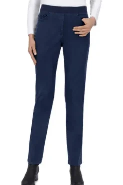 RAPHAELA BY BRAX Winter-Baumwoll-Hose Pamina marine Slim Fit