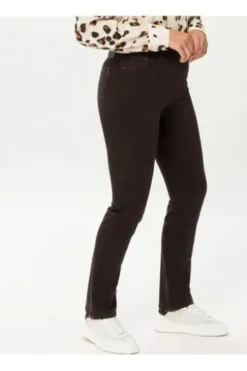 RAPHAELA BY BRAX Winter-Baumwoll-Hose Pamina darkbrown Slim Fit