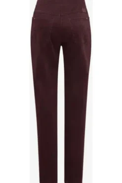 RAPHAELA BY BRAX Winter-Baumwoll-Hose Pamina amarone Slim Fit