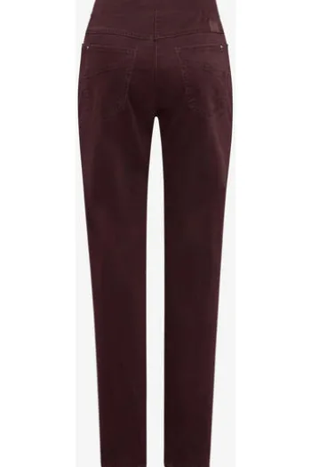 RAPHAELA BY BRAX Winter-Baumwoll-Hose Pamina amarone Slim Fit