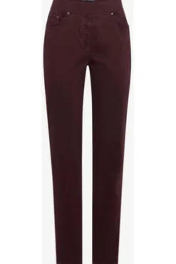 RAPHAELA BY BRAX Winter-Baumwoll-Hose Pamina amarone Slim Fit