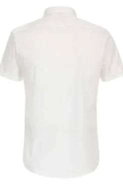 REDMOND Business Hemd weiss Slim Fit Kurzarm