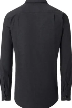 REDMOND Flanell Hemd anthrazit Comfort Fit Langarm