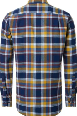REDMOND Flanell Hemd Orange kariert