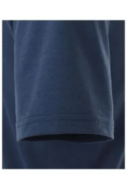 REDMOND Jersey Polo Shirt blau Regular Fit
