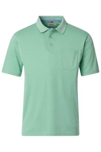 REDMOND Jersey Polo Shirt grün Regular Fit