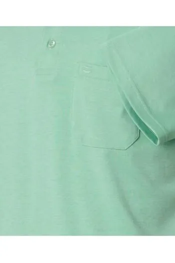 REDMOND Jersey Polo Shirt grün Regular Fit