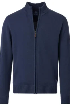 REDMOND Strickjacke blau