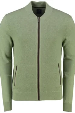 REDMOND Strickjacke grün