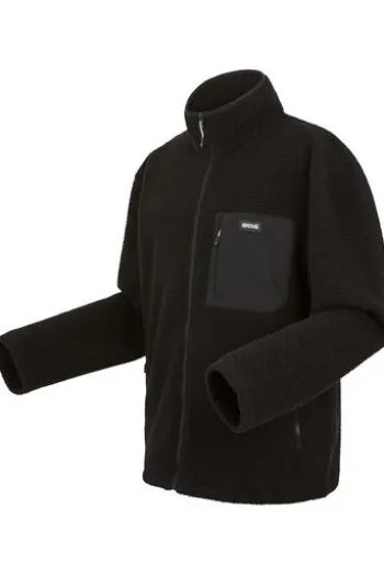 REGATTA Fleece Jacke Frankie Borg schwarz