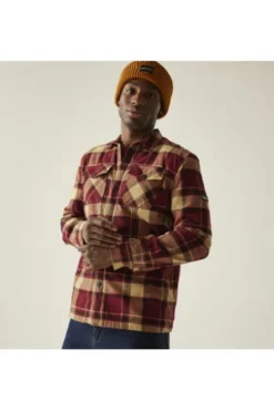 REGATTA Hemdjacke Spennith DrkMrn
