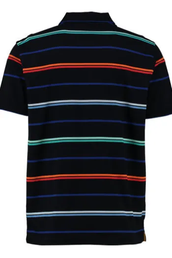 SAILING COMP Polo-Shirt marine gestreift