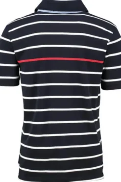 SAILING COMP Polo-Shirt navy gestreift
