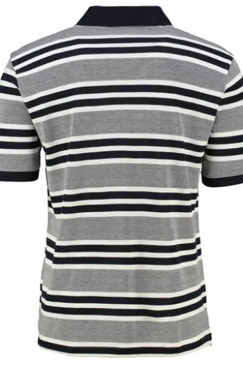 SAILING COMP Polo-Shirt navy gestreift