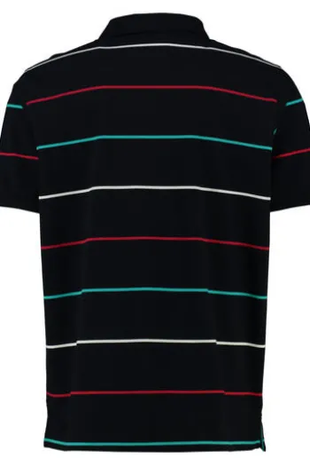 SAILING COMP Polo-Shirt navy gestreift