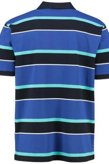 SAILING COMP Polo-Shirt royal gestreift