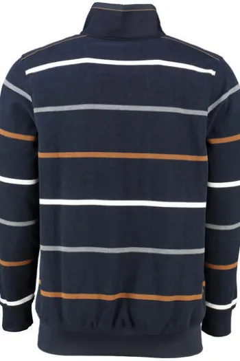 SAILING COMP Sweat-Shirt navy gestreift