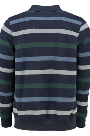 SAILING COMP Sweat-Shirt navy gestreift