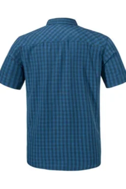 SCHOEFFEL CIRC Hemd Dalfoss blau gestreift UPF30