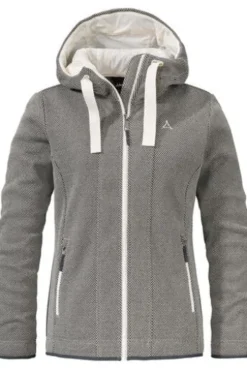 SCHOEFFEL Fleece-Hoody Aurora Grau