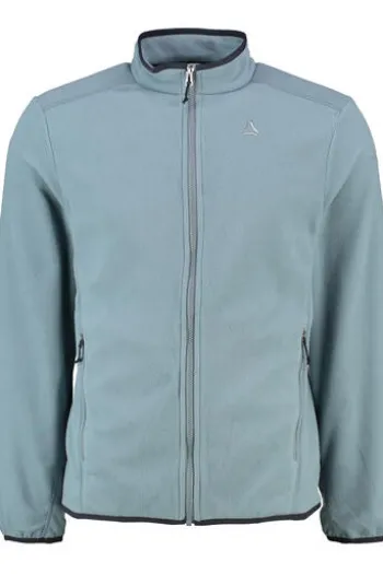SCHOEFFEL Fleece Jacke Ash steel grey Regular Fit