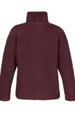SCHOEFFEL Fleecejacke Kalmor dark twilight-bordeaux aus kuscheligem Teddyfleece