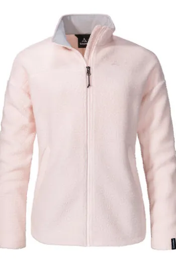 SCHOEFFEL Fleecejacke Purga rosa aus kuscheligem Sherpa Fleece