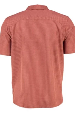 SCHOEFFEL Hemd Circ Dalfoss dark crabapple kariert Regular Fit