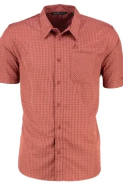 SCHOEFFEL Hemd Circ Dalfoss dark crabapple kariert Regular Fit