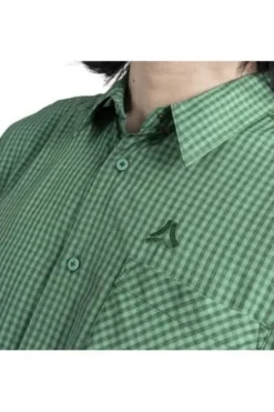 SCHOEFFEL Hemd Circ Dalfoss fir green kariert Regular Fit