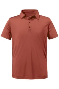 SCHOEFFEL Polo-Shirt Circ Tauron dark crabapple Regular Fit